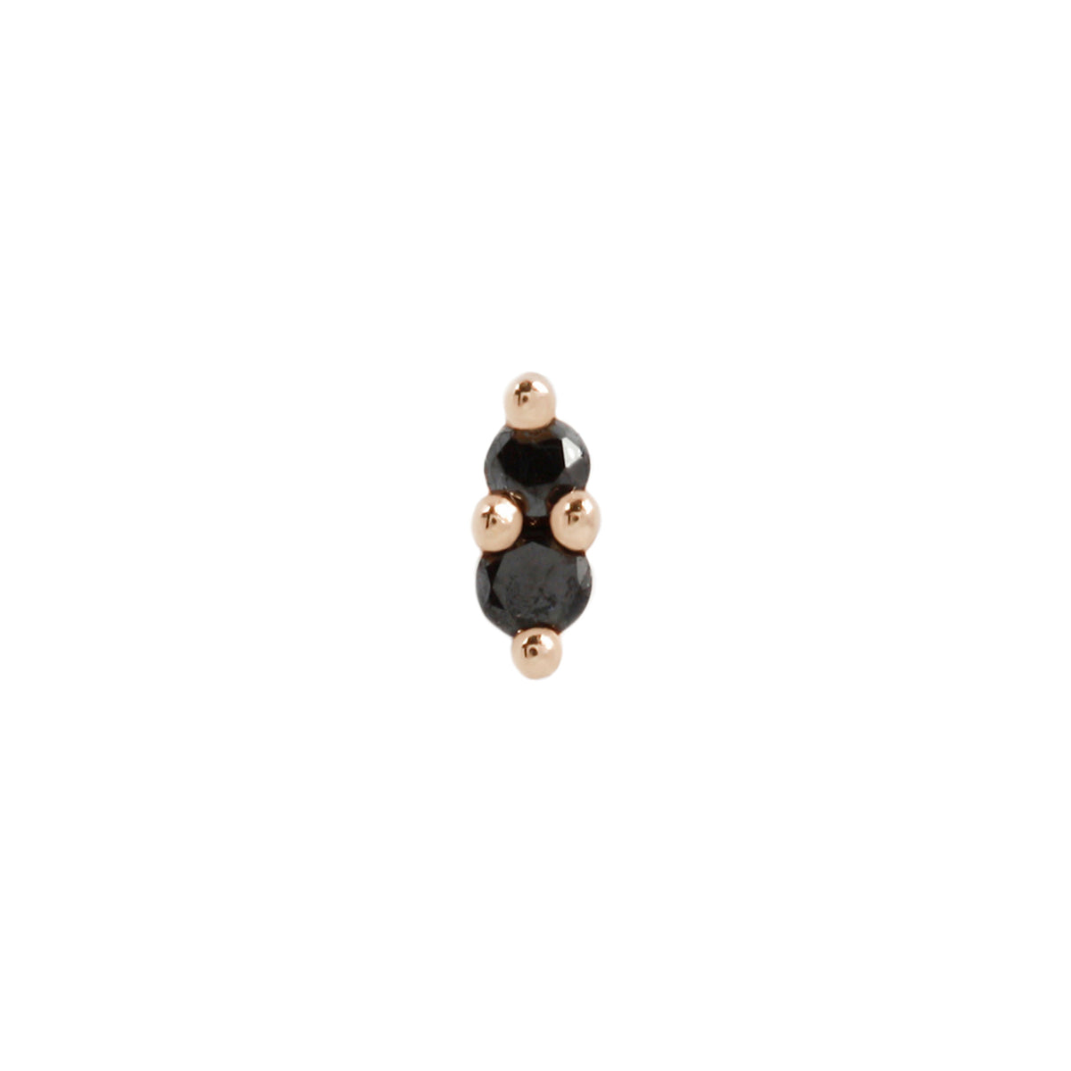 Mishka 2 Threadless End with Black Diamond