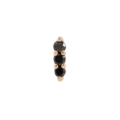 Mishka 3 Threadless End with Black Diamond