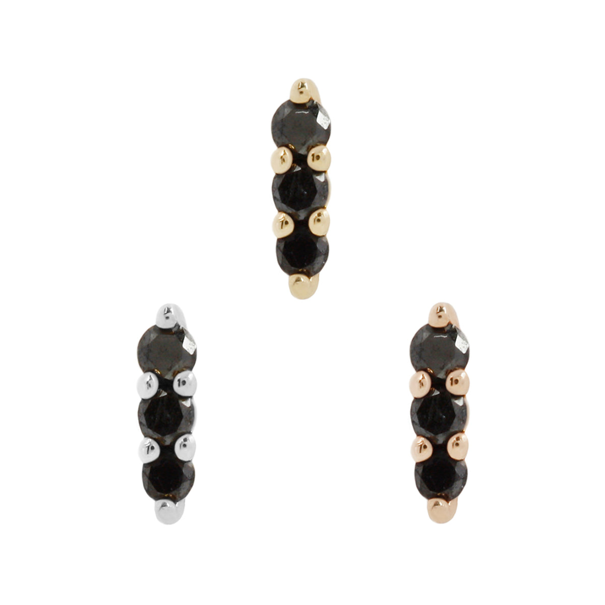 Mishka 3 Threadless End with Black Diamond