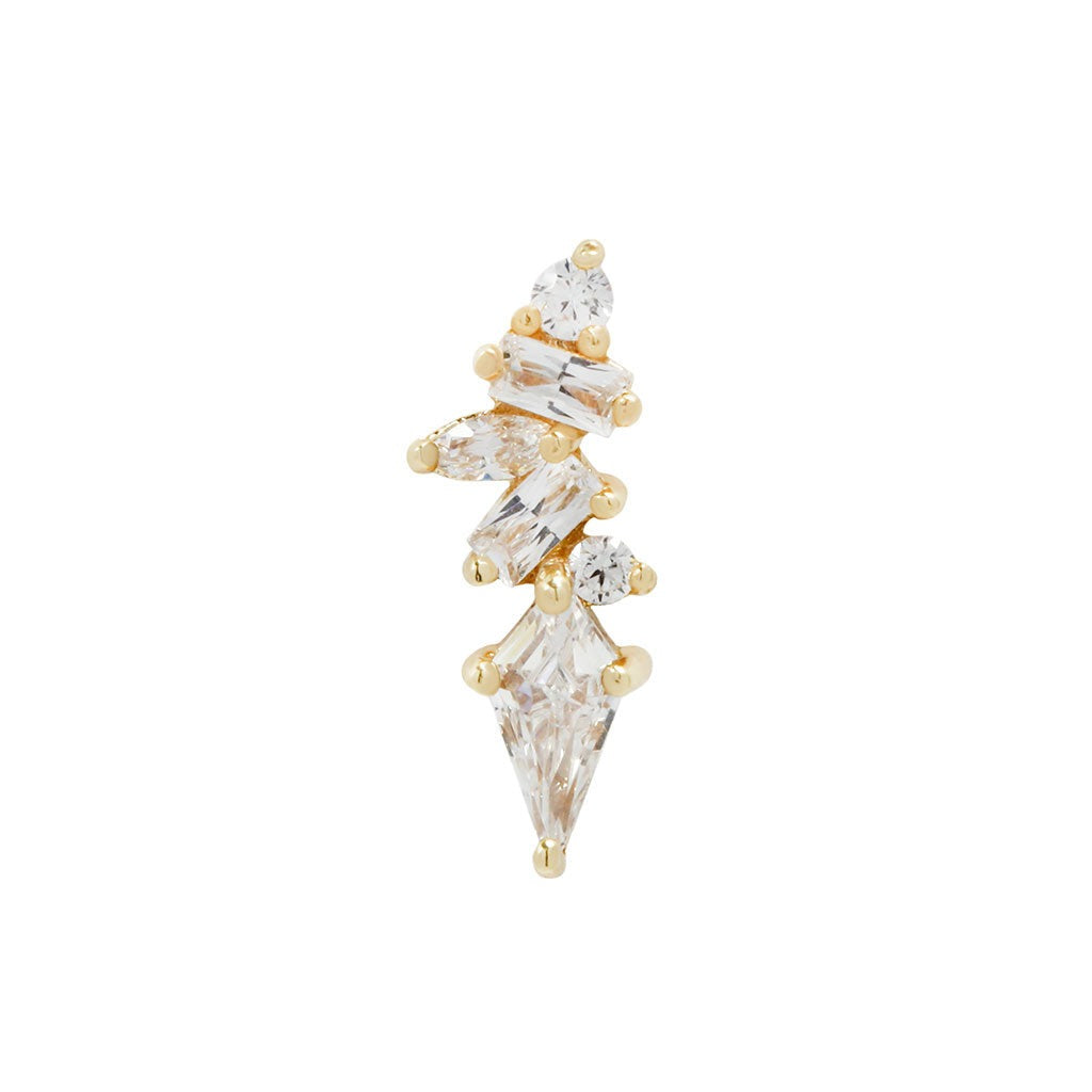 Mixt Threadless End with CZ