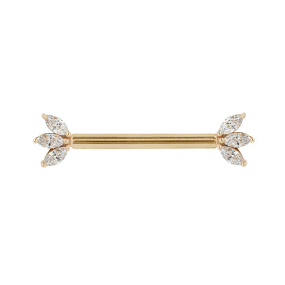 Moet Forward Facing Threadless End with CZ