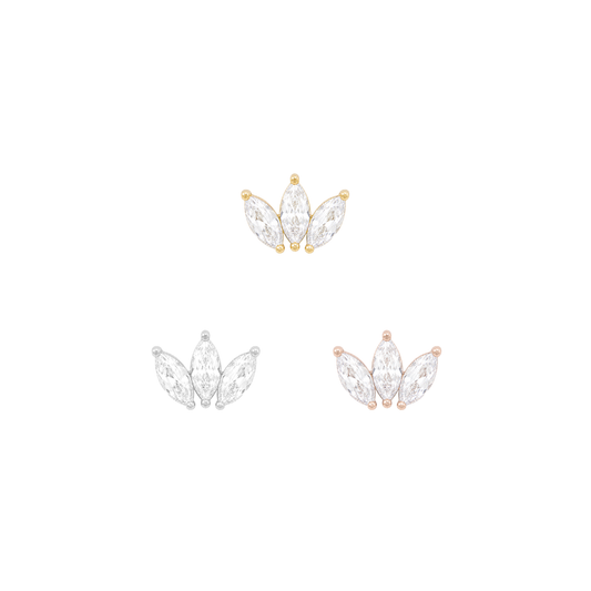 Moet Threadless End with CZ