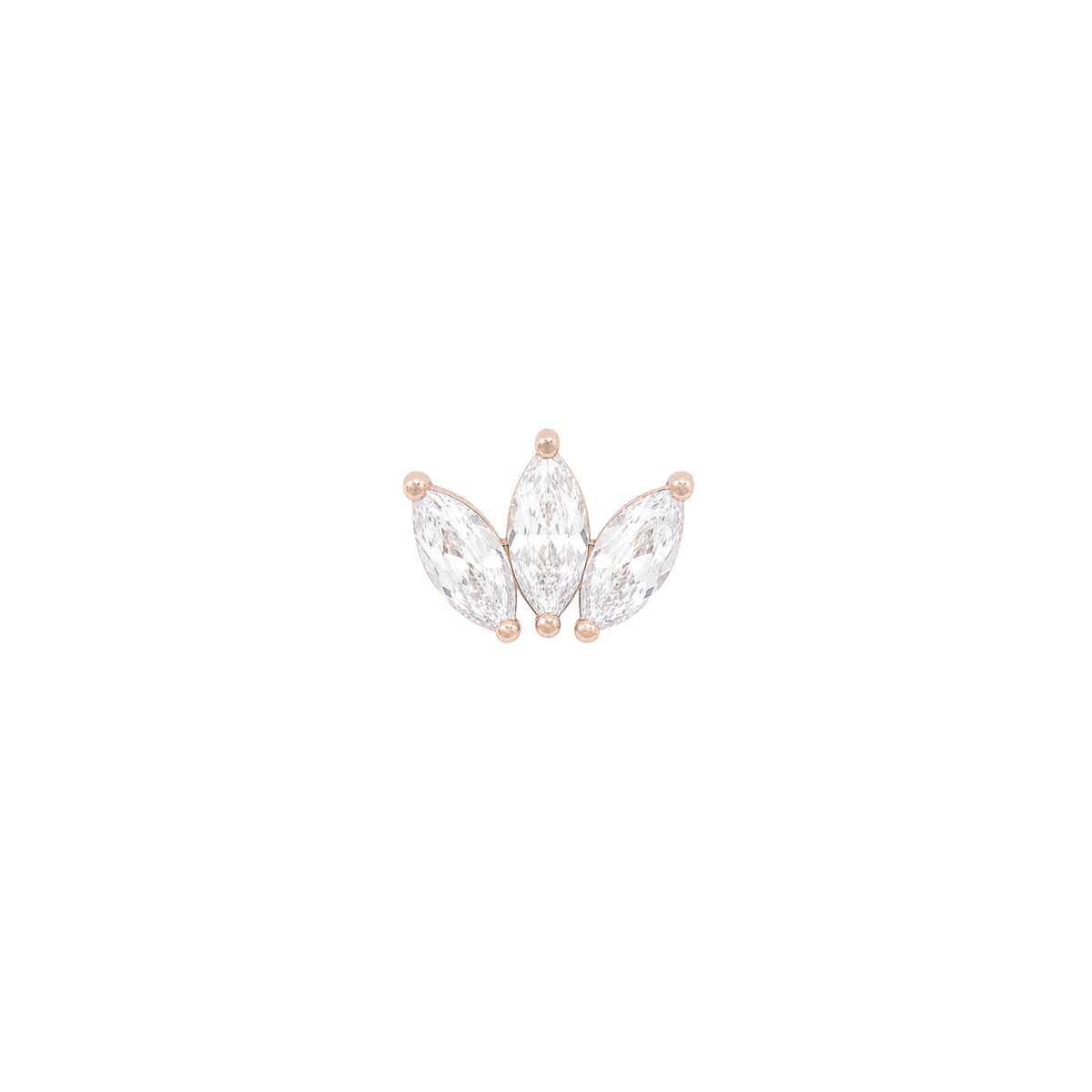 Moet Threadless End with CZ