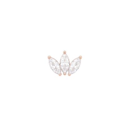 Moet Threadless End with CZ