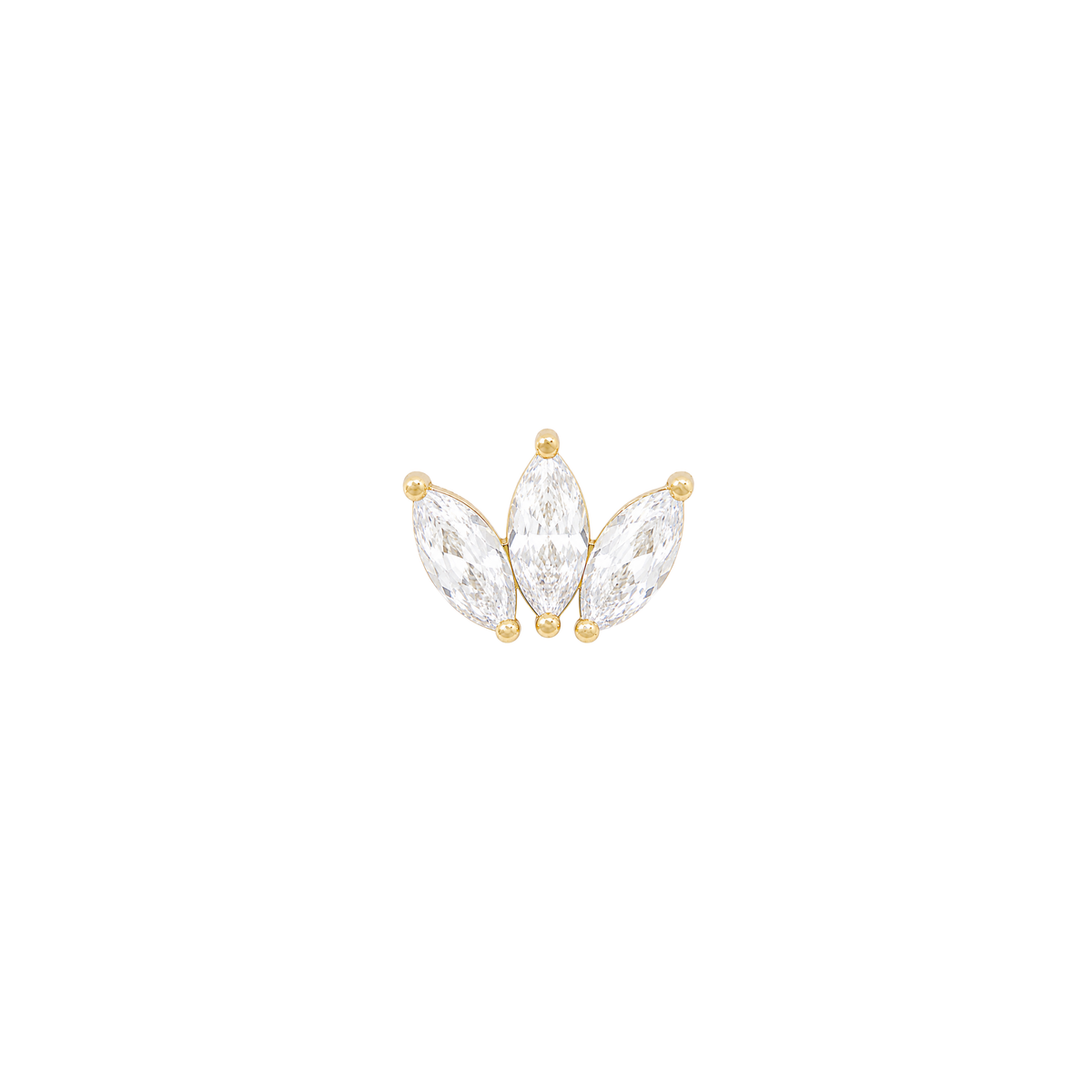 Moet Threadless End with CZ