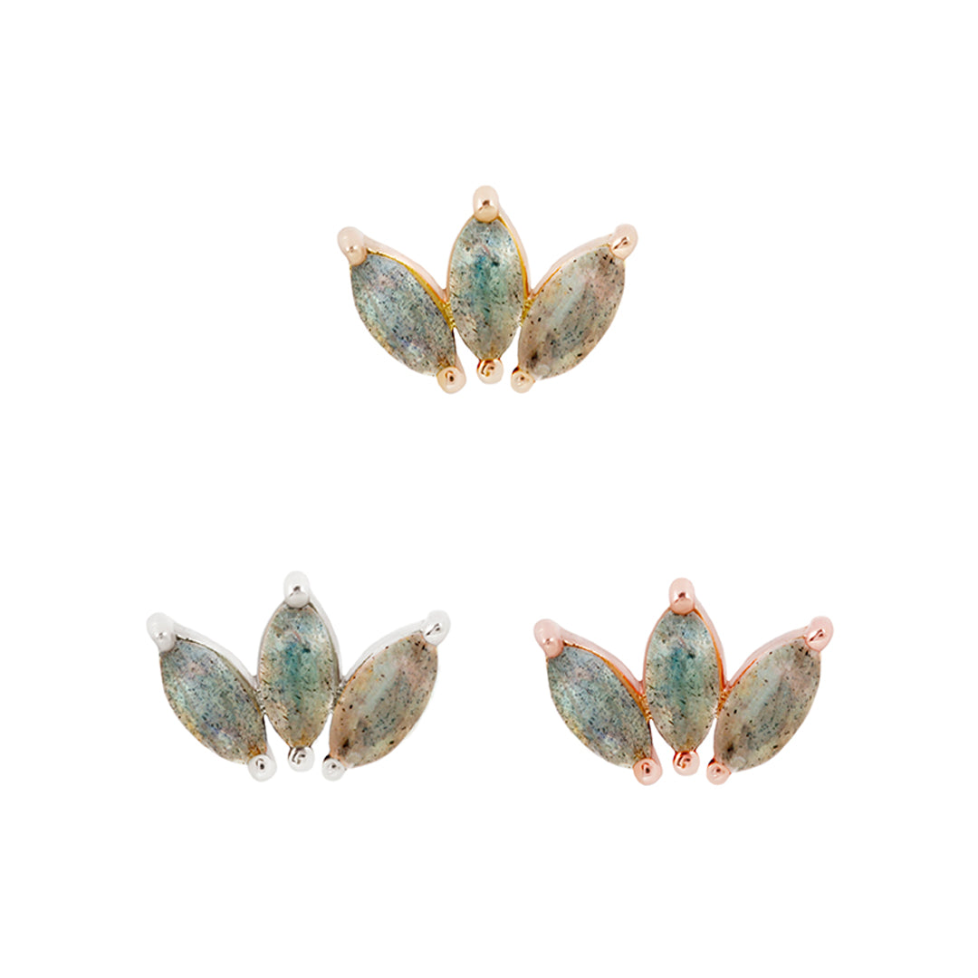 Moet Threadless End with Labradorite