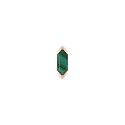 Mystic Threadless End with Malachite