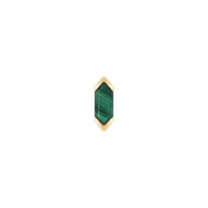 Mystic Threadless End with Malachite