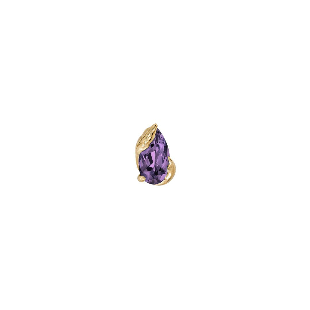 Occasion Threadless End with Amethyst
