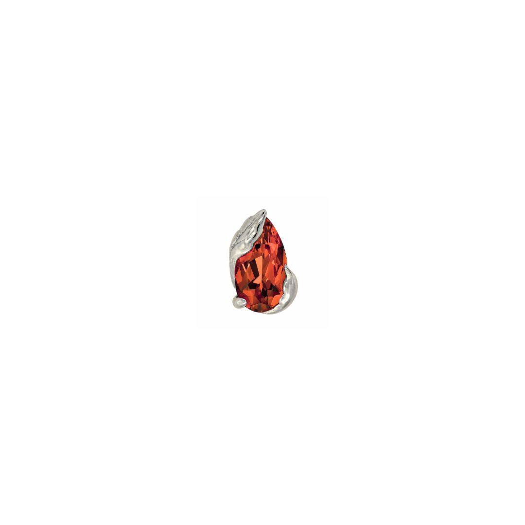 Occasion Threadless End with Garnet