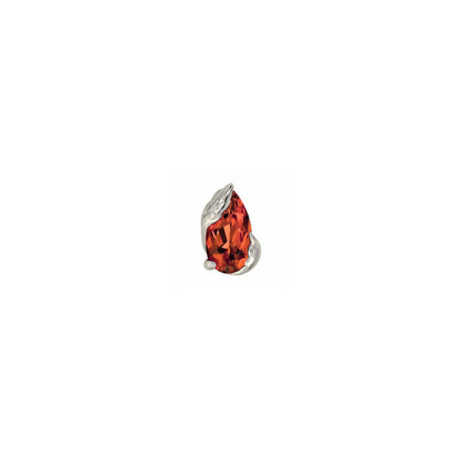 Occasion Threadless End with Garnet