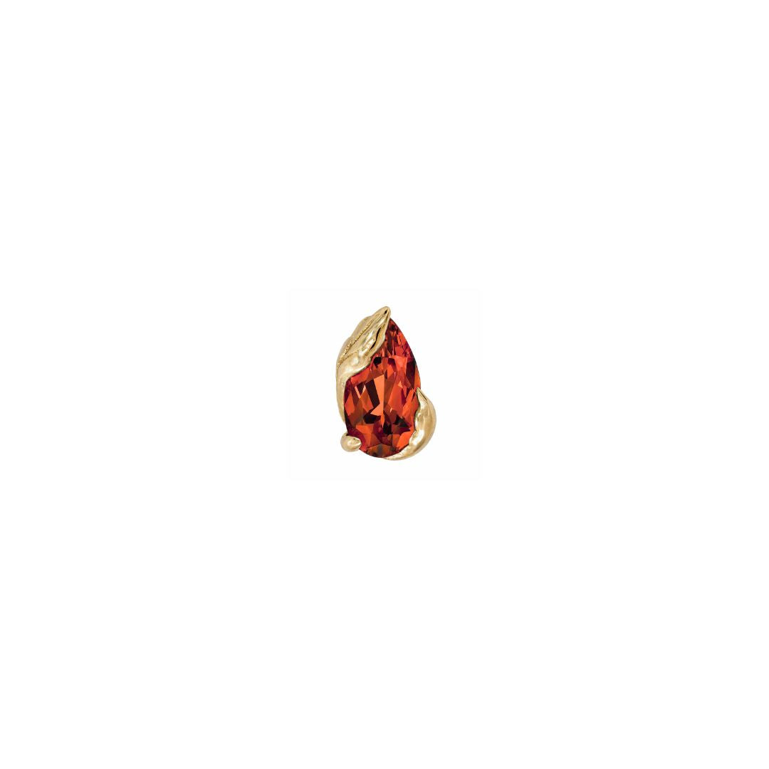 Occasion Threadless End with Garnet