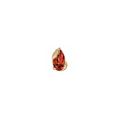 Occasion Threadless End with Garnet