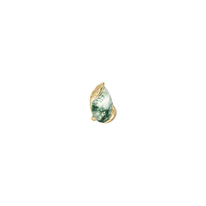 Occasion Threadless End with Moss Agate