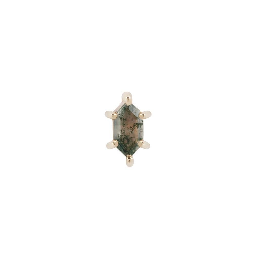 Oh Hell Yes! Threadless End with Moss Agate