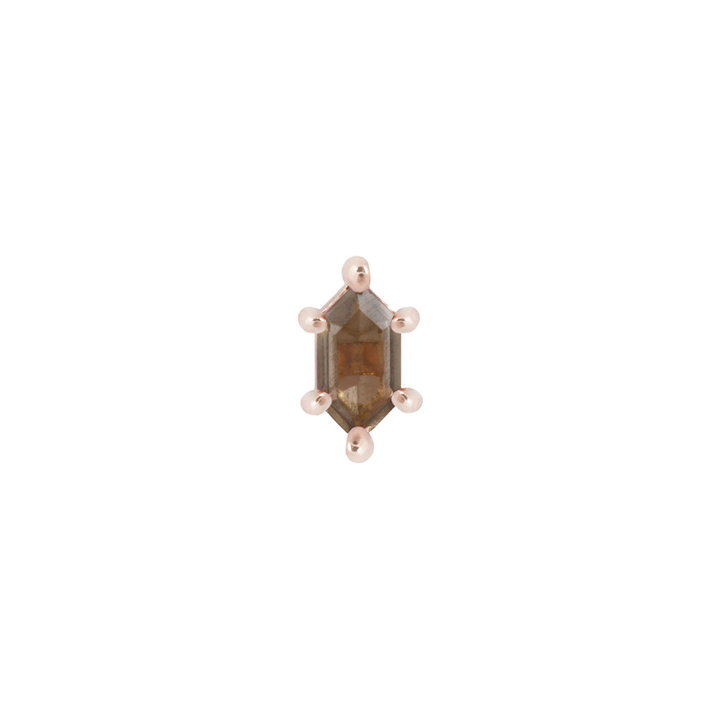 Oh Hell Yes! Threadless End with Smoky Quartz