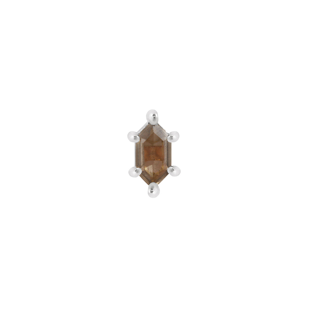 Oh Hell Yes! Threadless End with Smoky Quartz