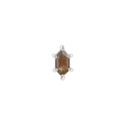 Oh Hell Yes! Threadless End with Smoky Quartz