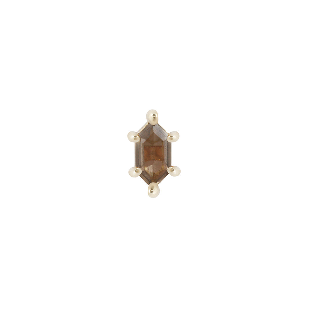 Oh Hell Yes! Threadless End with Smoky Quartz