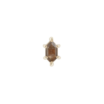 Oh Hell Yes! Threadless End with Smoky Quartz