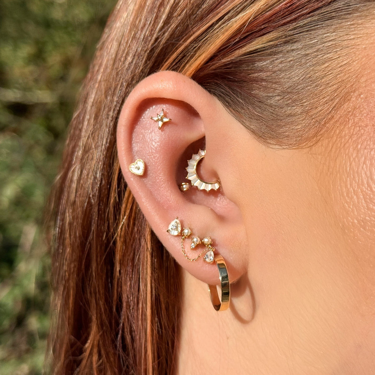 RION x Buddha Jewelry Petite Flat Hoops