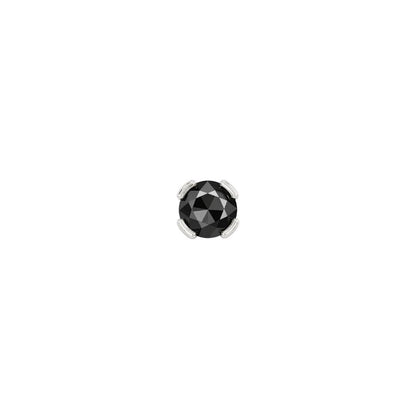 Peekaboo Threadless End with Black Spinel
