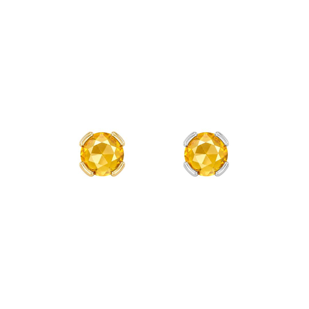 Peekaboo Threadless End with Citrine