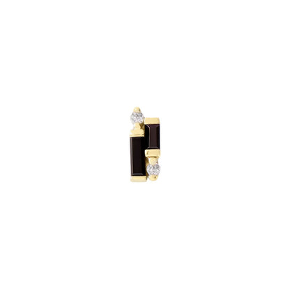 Perspective Threadless End with Black Spinel