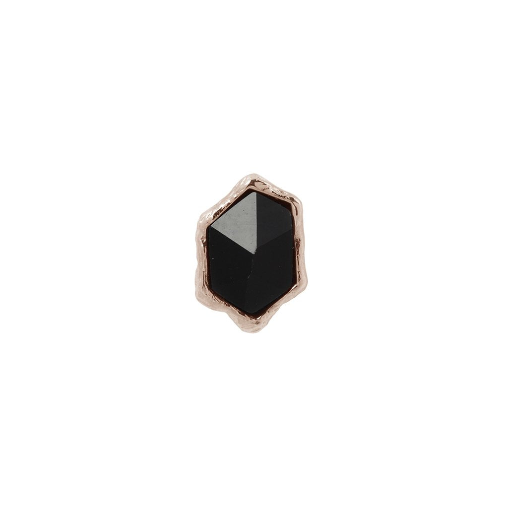 Pump Up The Volume Threadless End with Black Spinel