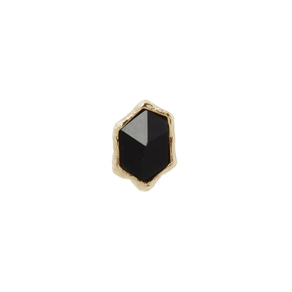 Pump Up The Volume Threadless End with Black Spinel