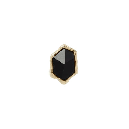 Pump Up The Volume Threadless End with Black Spinel