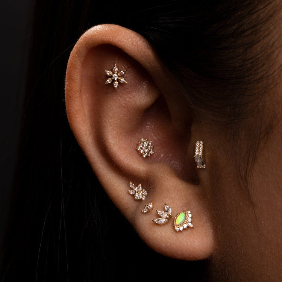 Luminescent Threadless End with CZ