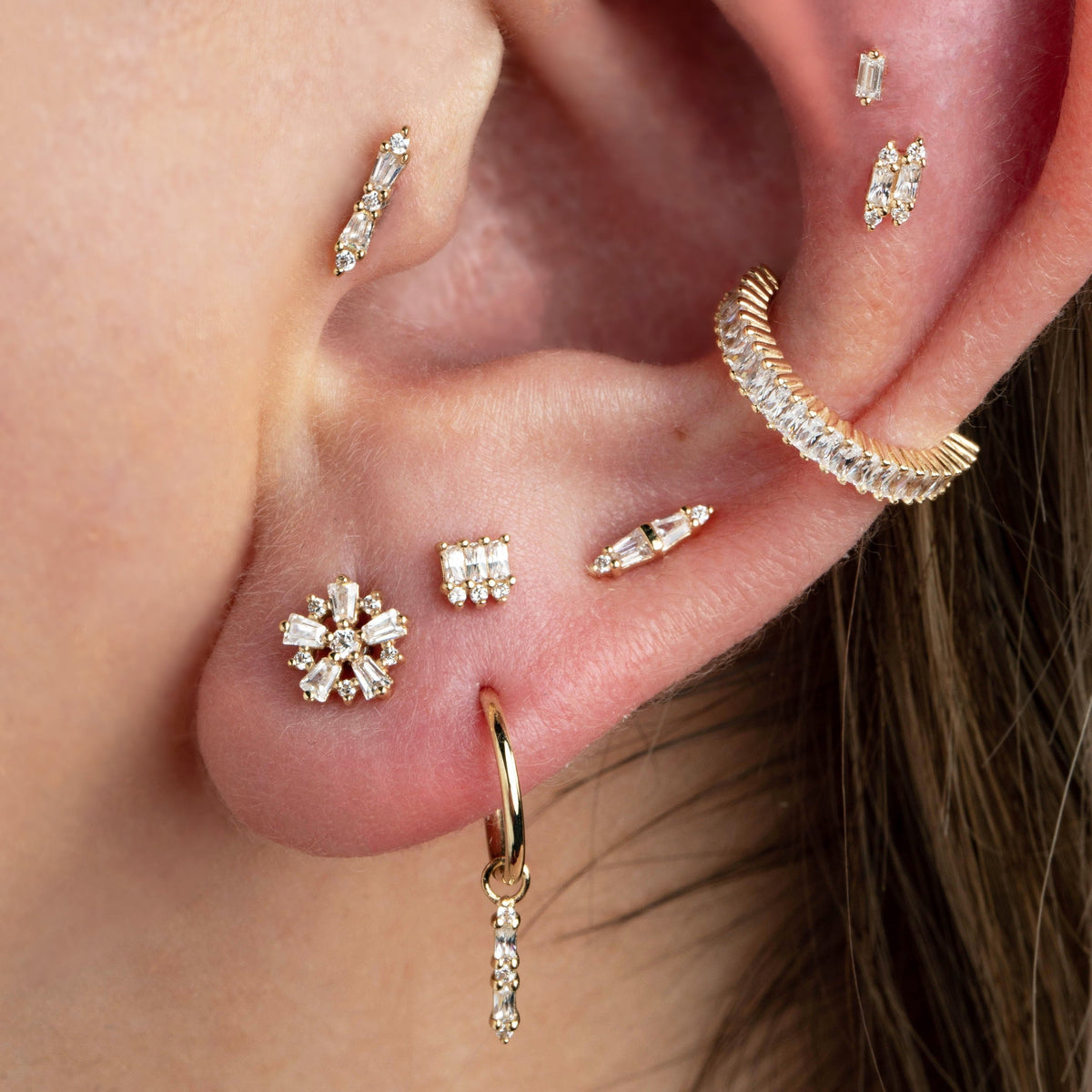 Audacious Threadless End with CZ