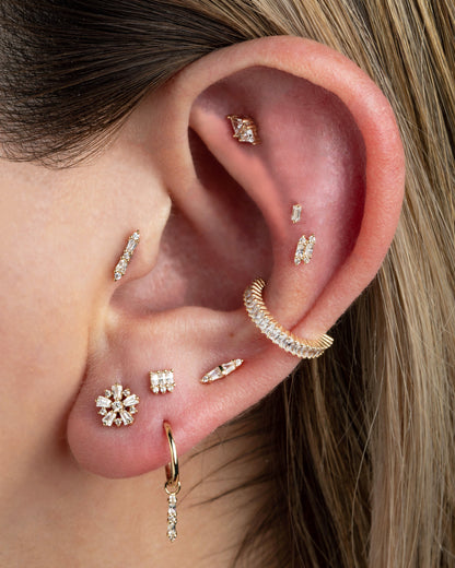 Excess Threadless End with CZ
