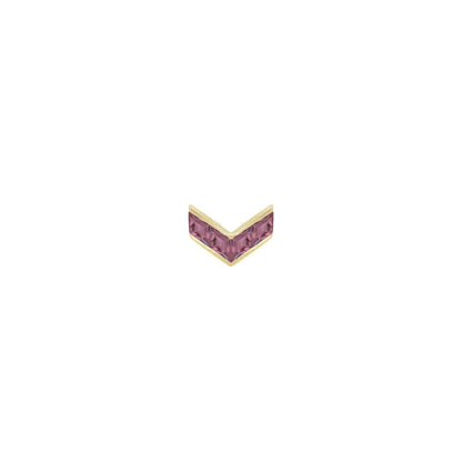 Rave Threadless End with Amethyst