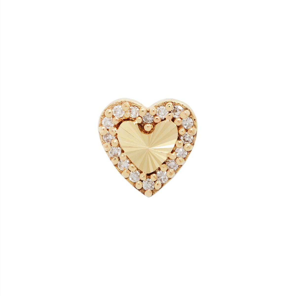 Rebel Heart Threadless End with Diamond