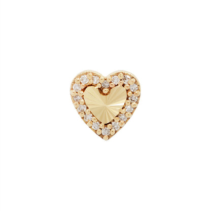 Rebel Heart Threadless End with Diamond