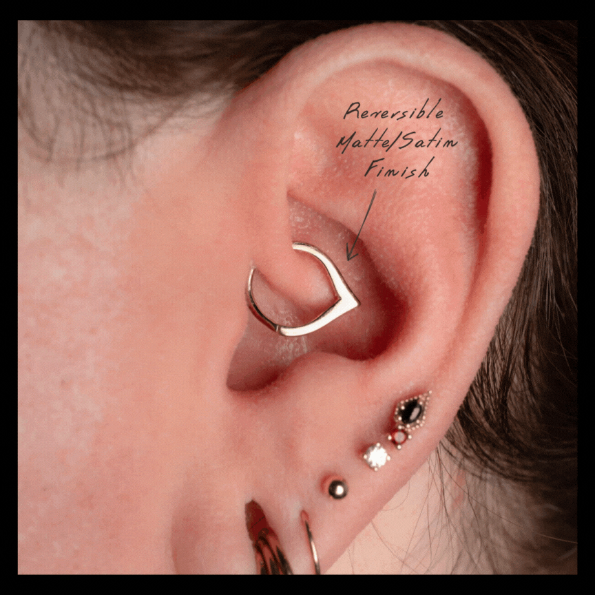Rise Sandblast Seam Ring