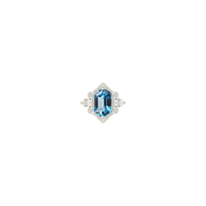 Reyna Threadless End with London Blue Topaz