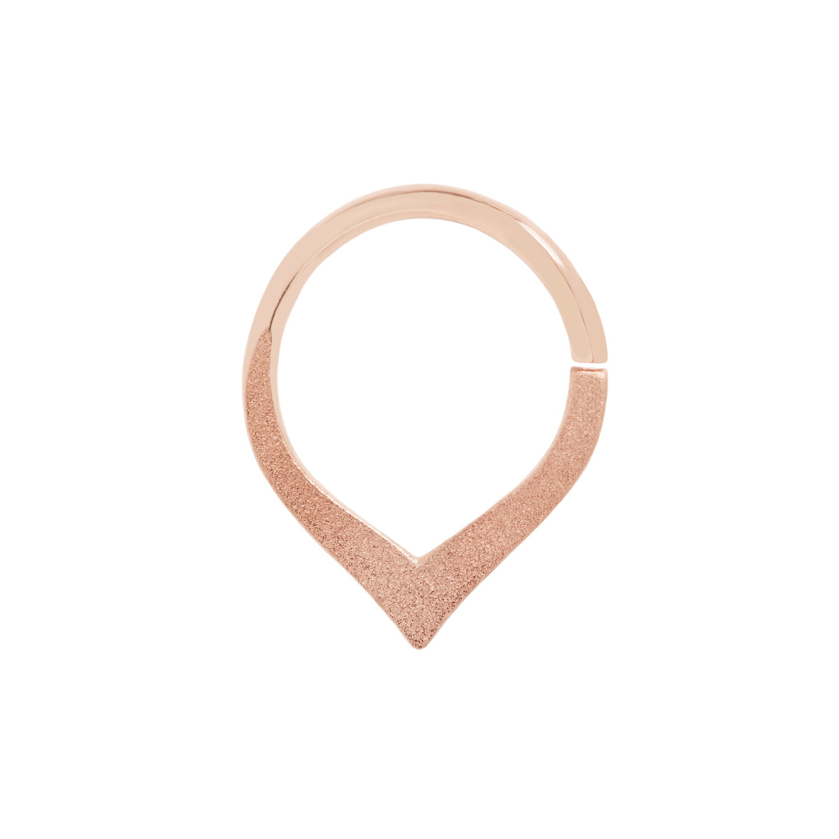 Rise Sandblast Seam Ring