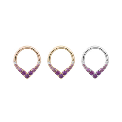 Rise + Shine Clicker with Amethyst Ombre