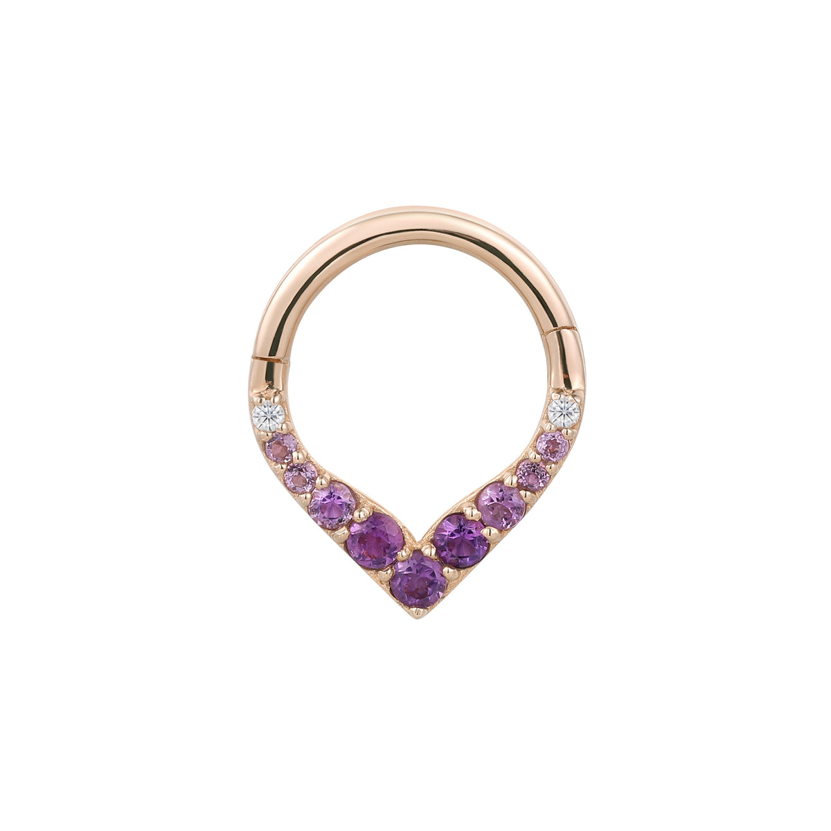 Rise + Shine Clicker with Amethyst Ombre