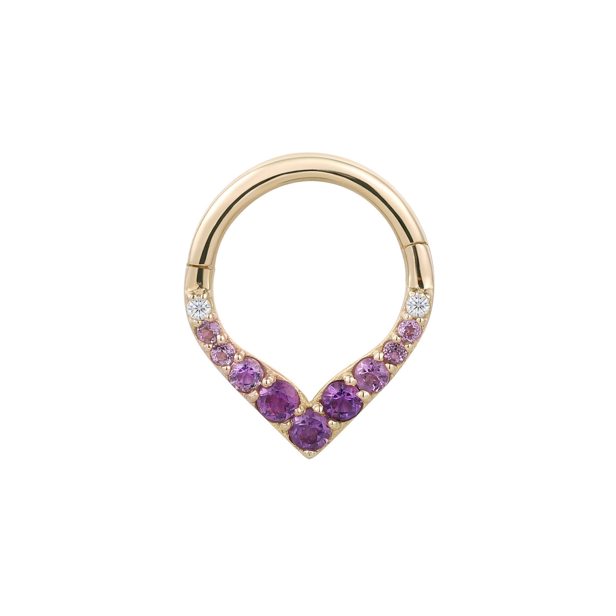 Rise + Shine Clicker with Amethyst Ombre