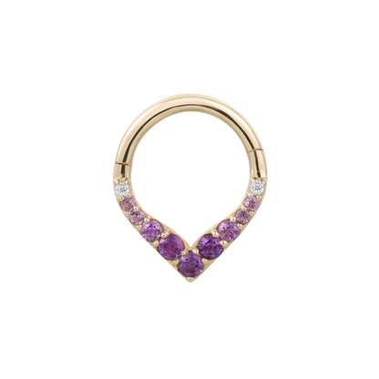 Rise + Shine Clicker with Amethyst Ombre