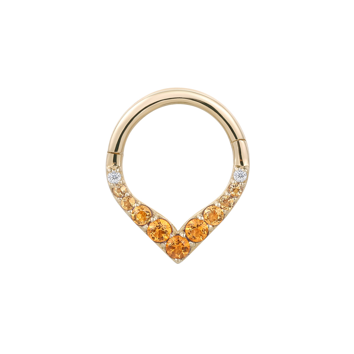 Rise + Shine Clicker with Citrine Ombre