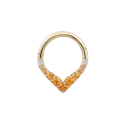 Rise + Shine Clicker with Citrine Ombre
