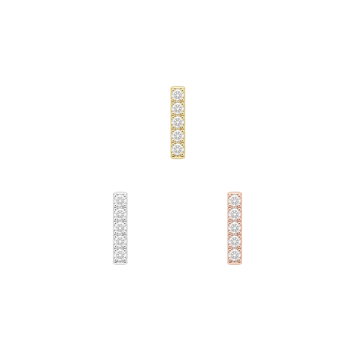 Rowe Threadless End with CZ