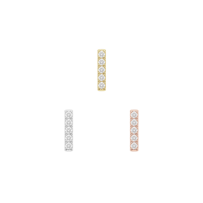 Rowe Threadless End with CZ