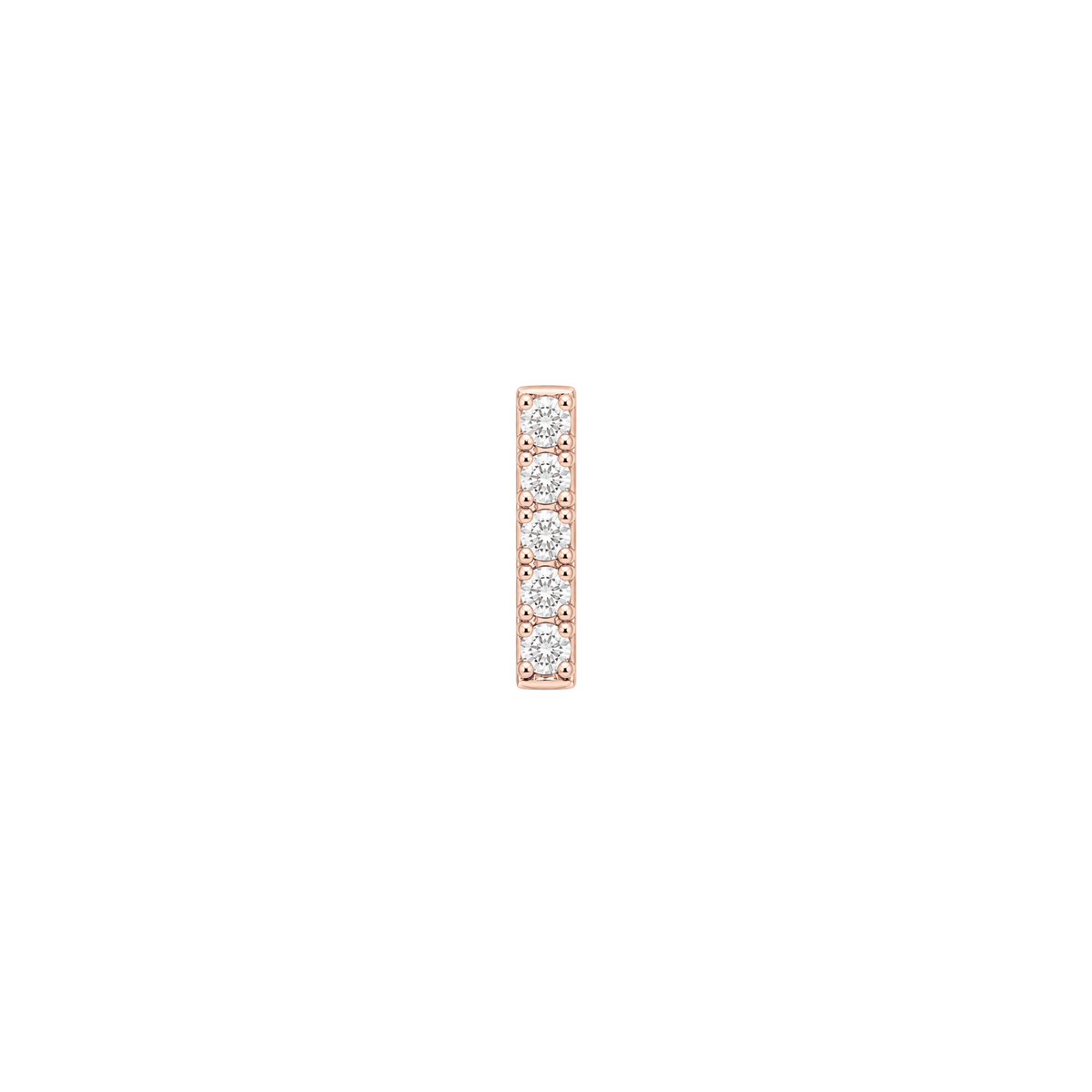 Rowe Threadless End with CZ