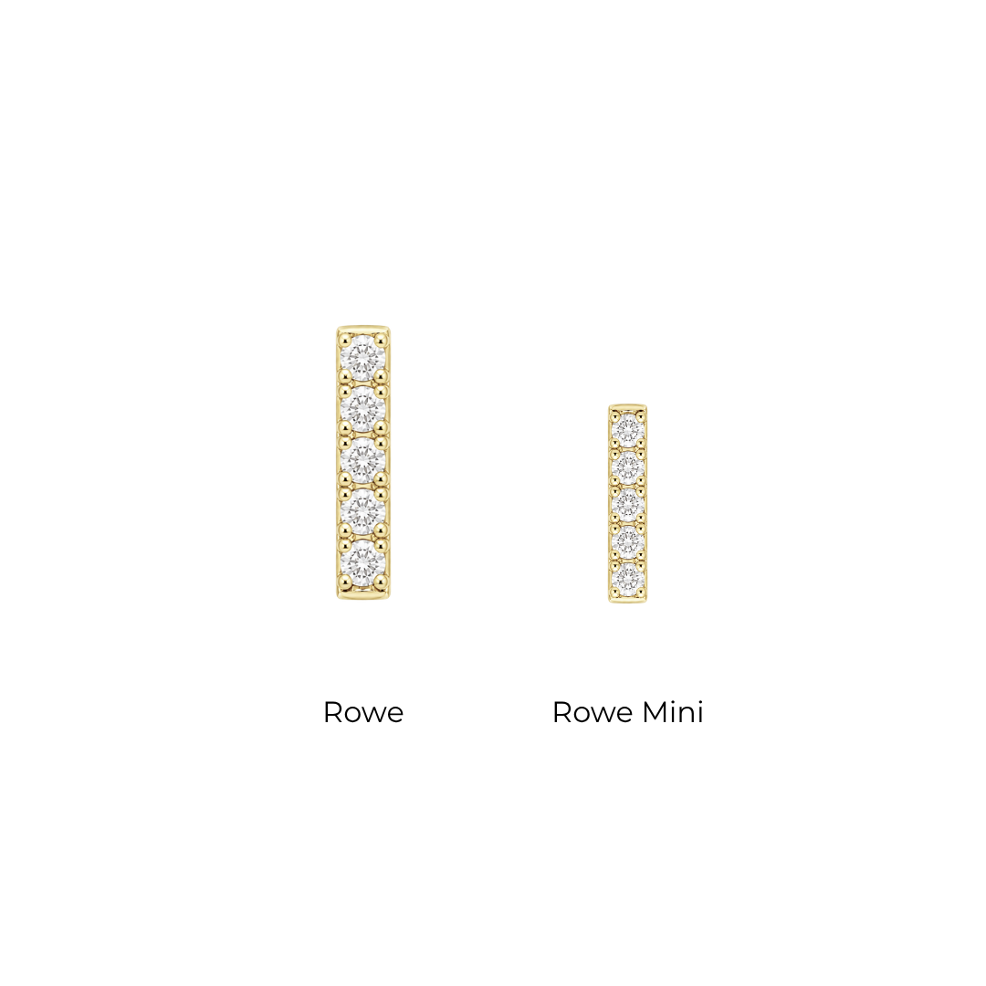 Rowe Threadless End with CZ